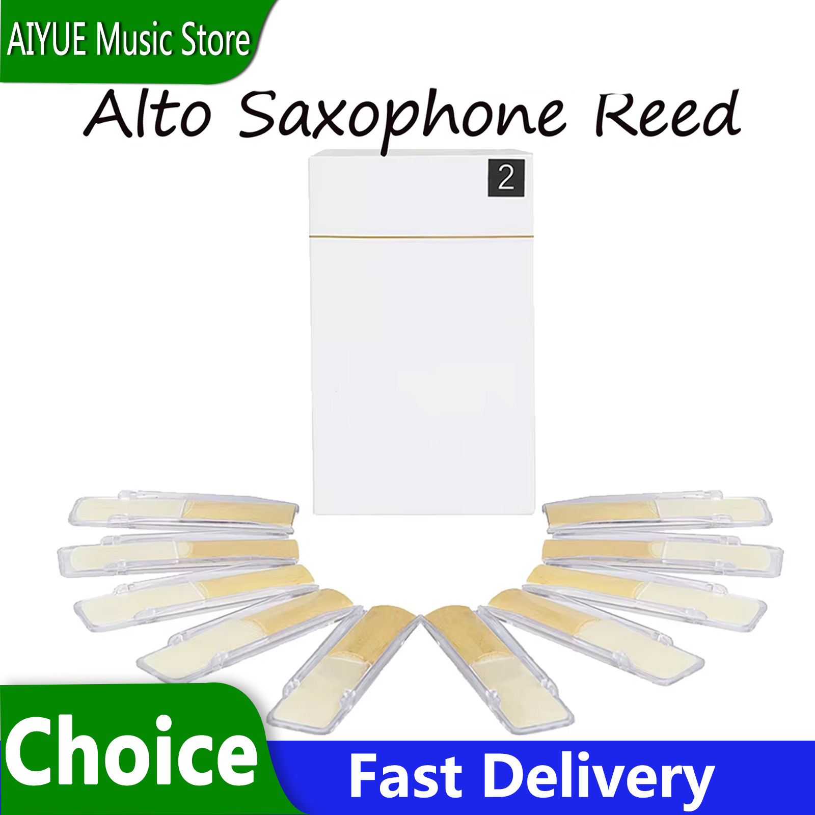 Saxophone Reed Pack - IRIN 10개입 Eb 알토 색소폰 리드