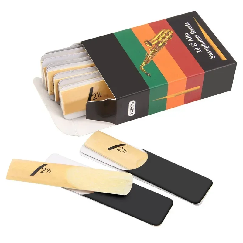 Saxophone Reed Pack - 10개/팩 색소폰 휘슬 1.5/2.0/2.5/3.0/3.5/4.0 리드 클라리넷