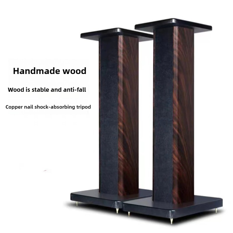 ‌ 단단한 나무 스피커 스탠드-데스크탑 및 바닥 책장  - Studio Monitor Speaker 리뷰 및 가격