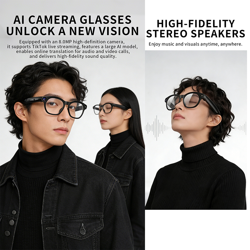 2026년형 새로운 스마트 안경 800W HD 지원 라 - Audio Music To Video Ai 리뷰 및 가격