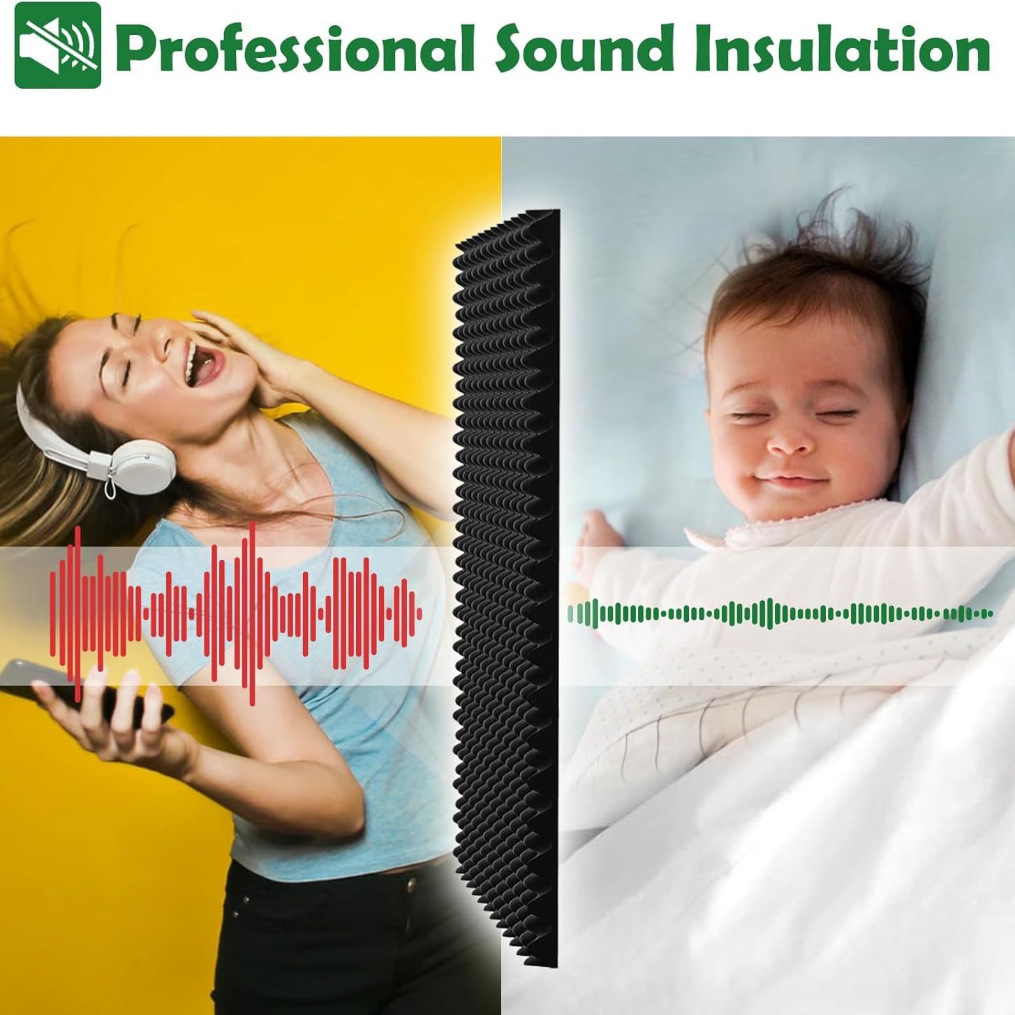 1PC 자체 접착식 음향 방음 폼 흡음 패널 에그크레이 - Studio Monitor Speaker 리뷰 및 가격