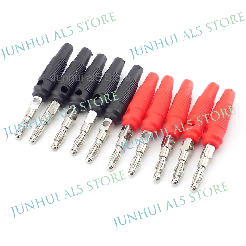 10pcs 4mm 바나나 플러그 커넥터 솔더리스 사이드 - Audio X Music 리뷰 및 가격