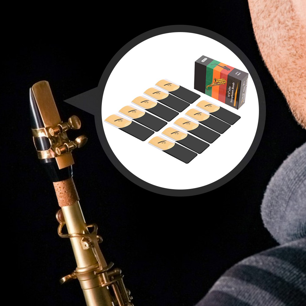 10팩 Eb 알토 색소폰 리드 색소폰 리드 더 얇은 리 - Saxophone Reed Pack 리뷰 및 가격