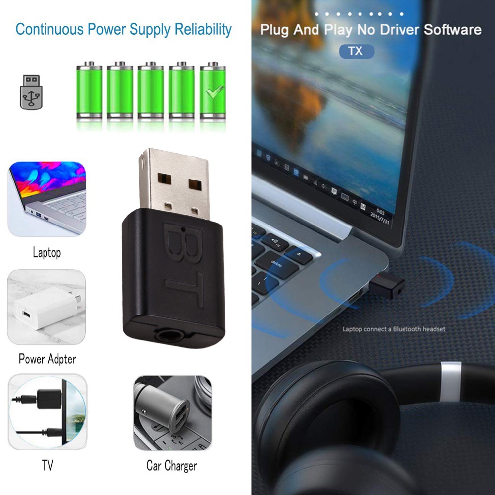 2 in 1 USB 블루투스 리시버 3.5mm 블루투스 - Audio Music Play 리뷰 및 가격