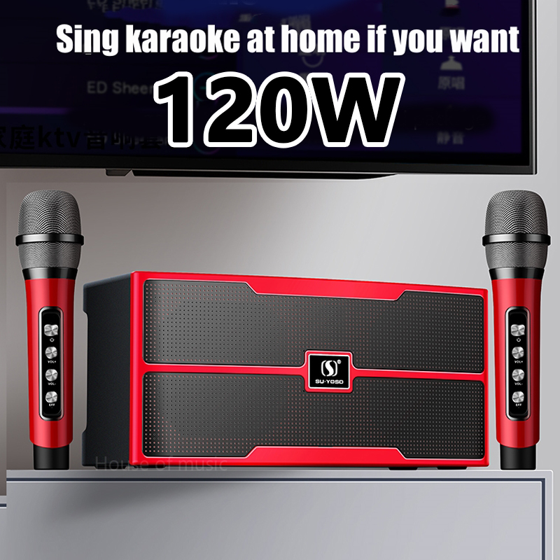 120W 고출력 무선 휴대용 마이크 블루투스 스피커 사 - Audio X Music 리뷰 및 가격