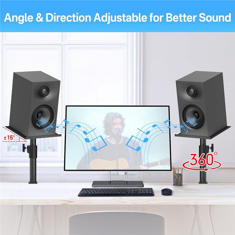 A99E-스튜디오급 클램프 마운트 스피커 스탠드 스튜디 - Studio Monitor Speaker 리뷰 및 가격