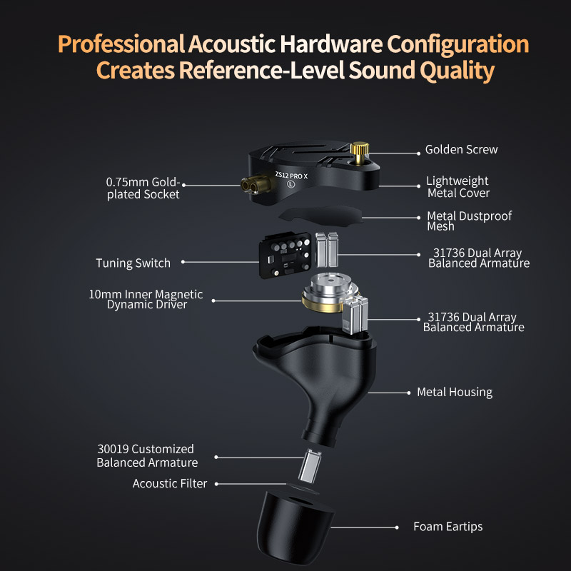 KZ ZS12 PRO X 메탈 이어폰 1DD+5BA 하 - Audio X Music 리뷰 및 가격